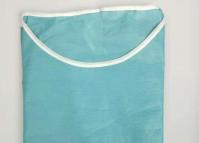 Couleur verte résistante liquide de longues de douilles de robe chirurgicale combinaisons jetables de sécurité