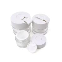 15 ml 30 ml 50 ml Bouteille de crème ronde avec cuillère et conception personnalisée