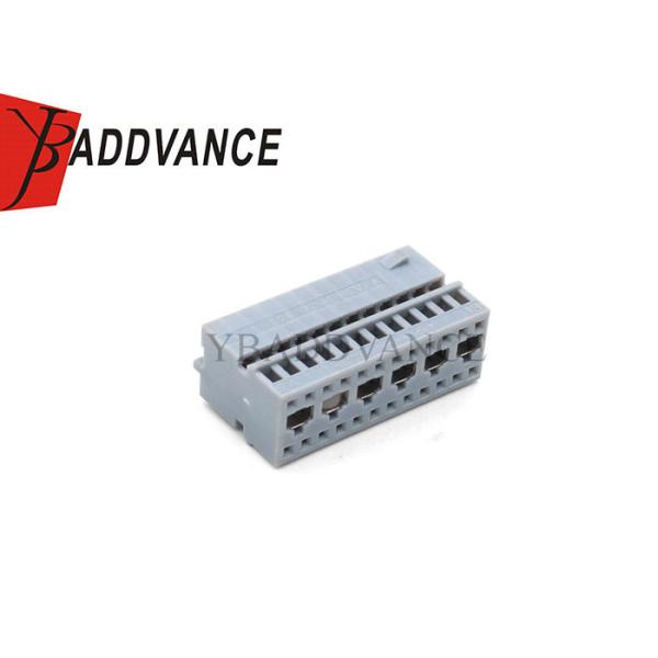 Автомобильные 24 соединителя PA66-GF13 AMP взаимодействия Pin женских материальных TE