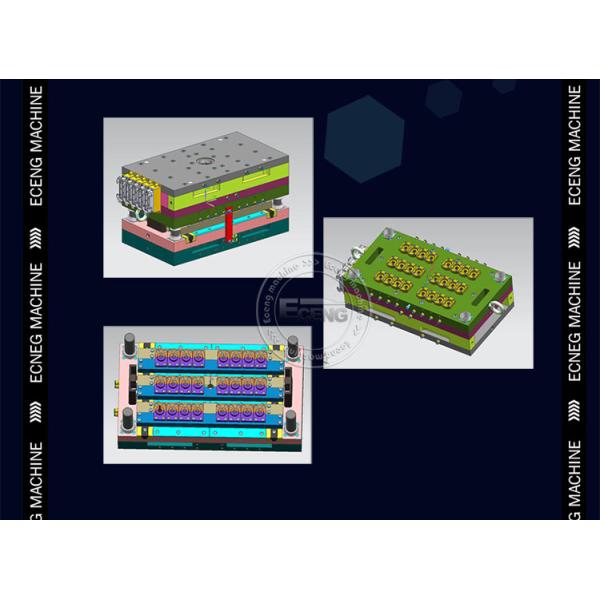 4Cr13 SS PET Bottle Mould 730x450x480mm Injection Molding