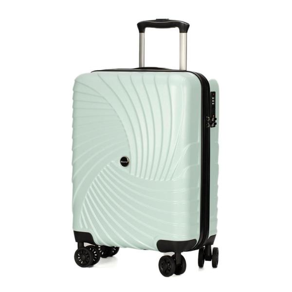 Customerized Hard Travel Luggage Dull Satin Plain Texture ABS Anti Scratching