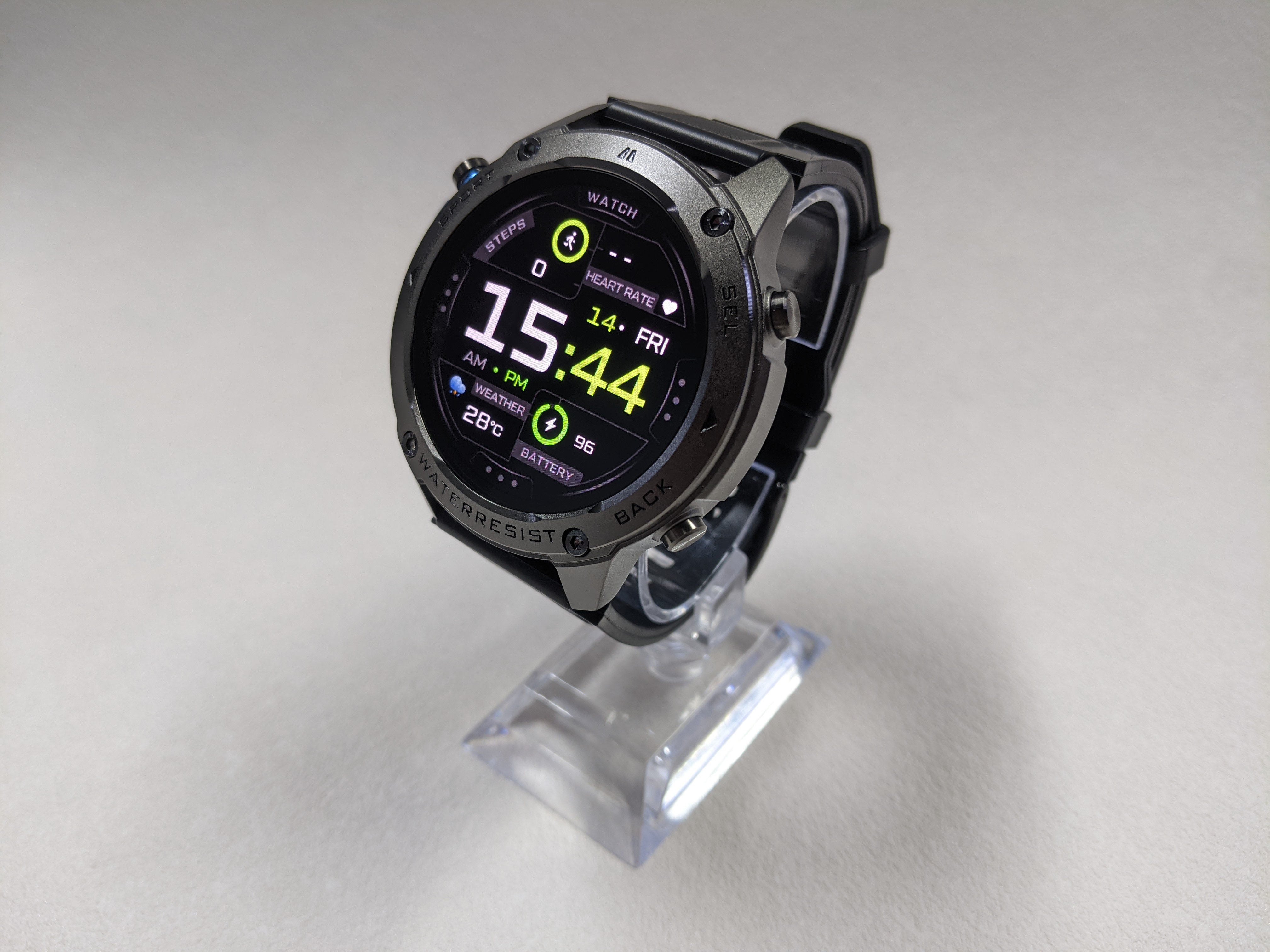 DM56 Smart Watch | Multi‑GNSS GPS | Compass Barometer Altimeter | 5 ATM Waterproof | Bluetooth Voice Call | 1.43'' AMOLED Screen