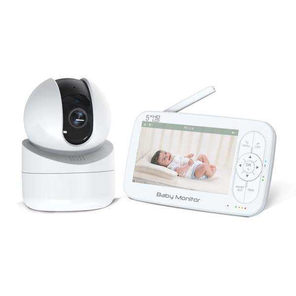 Intelligent Infant 2 way full hd Monitor video babyphone Monitor Your Baby's Room Temperature with Split Screen Viewing