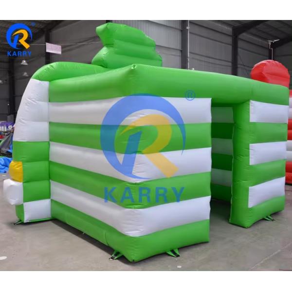 Indoor/Outdoor Kid and Adult Picnic Party Inflatable Bounce House with Repair Kits Red