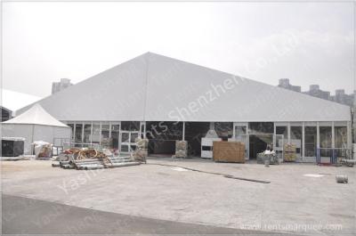 Glass Doors Aluminum Structure Tent Marquee Big Marquee Hire 40x100 M 4000 Sqm