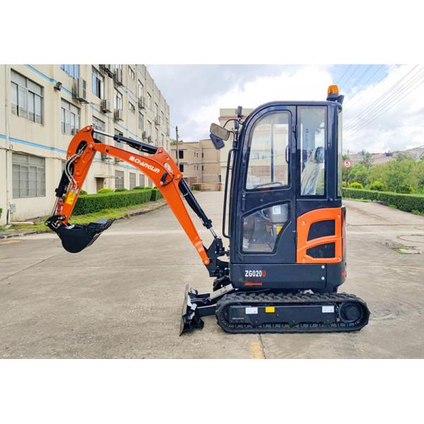 ZG020U мини-экскаватор 2 тона без хвоста Bucekt 0.05M3 с кабиной EPA резиновой дорожкой Kubota CAT JCB