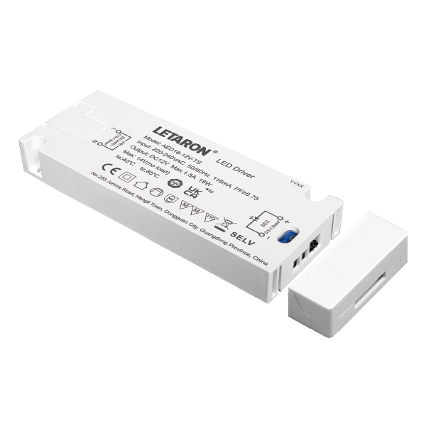 IP20 EU Flicker-free LED Driver 18W 30W with CE UKCA Certificate for Cabinet Light