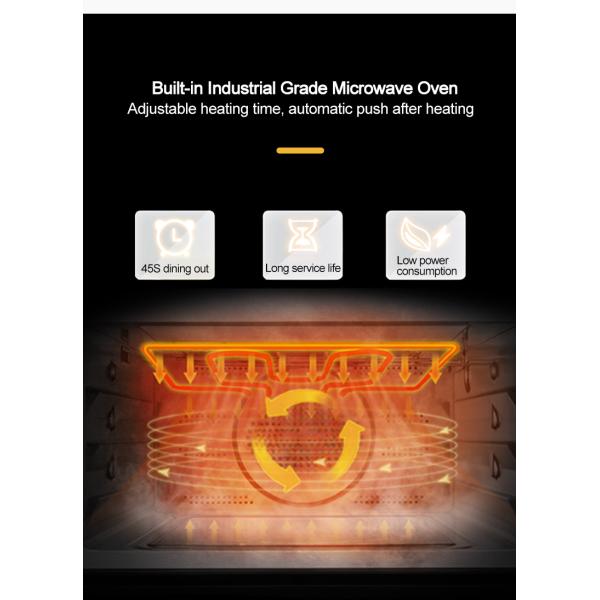 Commercial Automatic Fast Food Box Lunch Bread Sandwiches Vending Machine Hot Food Vending Machines