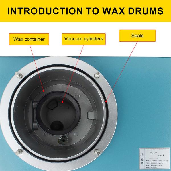 Емкость машины 3KG инжектора воска украшений отливки вакуума цифров