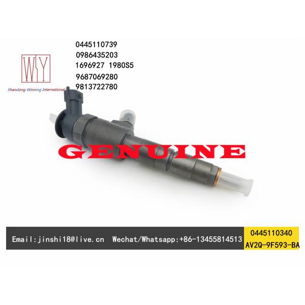 Bosch Genuine and New Fuel Injector 0445110340 0445110739 0986435203 for 1980S5 1696927 9687069280 AV2Q-9F593-BA