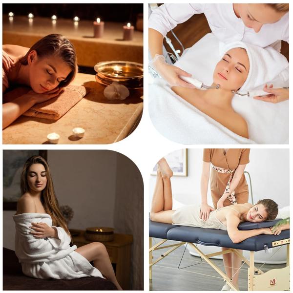 Disposable Fitted Massage Table Sheets Spa Bed Covers, Breathable Non Woven Fabric Massage Table Protective Cover