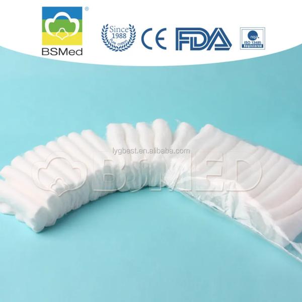 Medical Absorbent Zig‑Zag Folded Cotton 100% Pure Cotton CE ISO FDA Certified for Hospital Dental Use OEM Available
