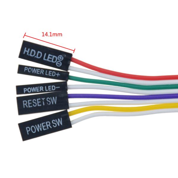65CM Slim Computer Motherboard Power Cable Wire Harness 28AWG 26AWG 24 AWG Wire