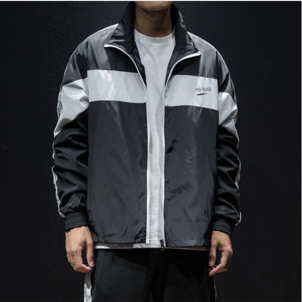 wholesale school jacket loose retro made embroidered mens sports uniform