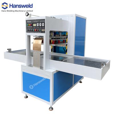 Máquina de gravação de alta frequência do PVC 15KW semi automática para a trouxa