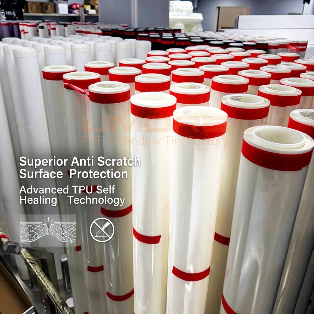 1.52*15m TPU Paint Protection Film Anti Scratch Self Healing PPF Film For Car