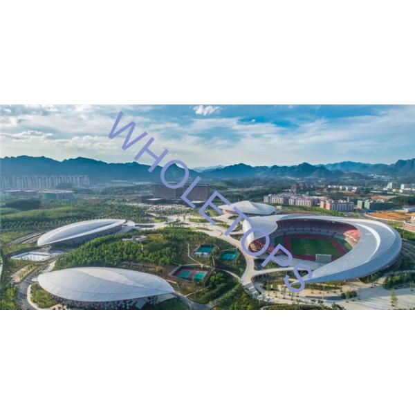 Akzo Nobel Coating Perforated Aluminum Panel 600*600mm Used In Sports Center