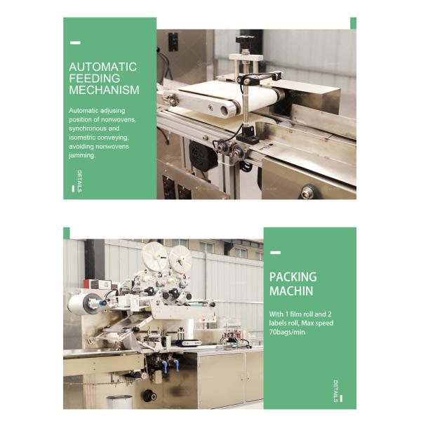 Wet Towel Sanitizer Baby Wet Wipes Packaging Machine