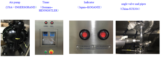 Máquina de limpieza de la plantilla neumática