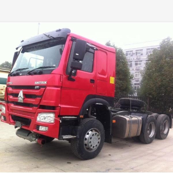 Cheap used trailer truck 40 ton 6X4 336 HP sinotruk Howo second hand tractor trucks trailer head truck