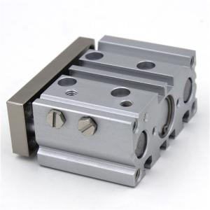 Silver SMC MGPM12 Compact Guide Cylinder 10-300mm Stroke Aluminum Material