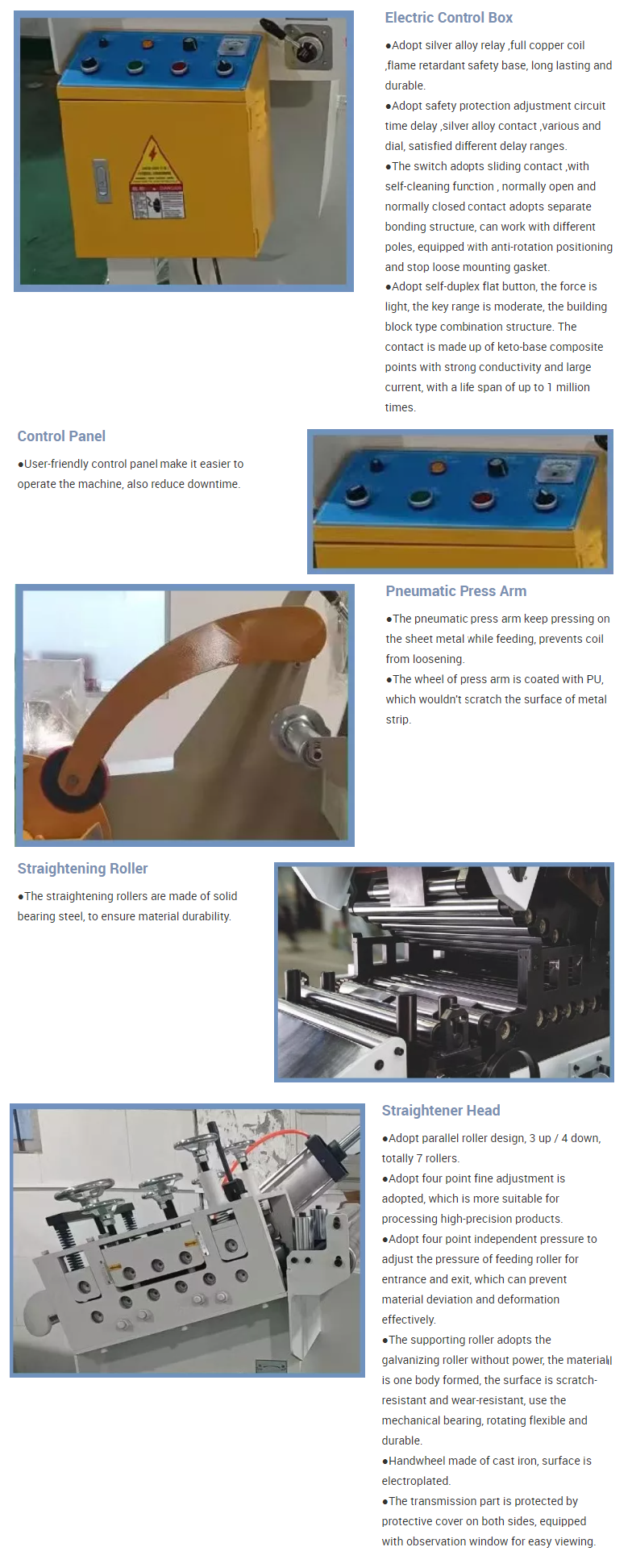GO-300 Max 3.2mm Thickness Sheet Leveling Machine Automatic 300mm Width 15m/min