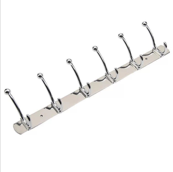 Wall Hanging Stainless Steel Robe Hook  Wall Mounted Clothes Robe Towel Coat Hook Rack