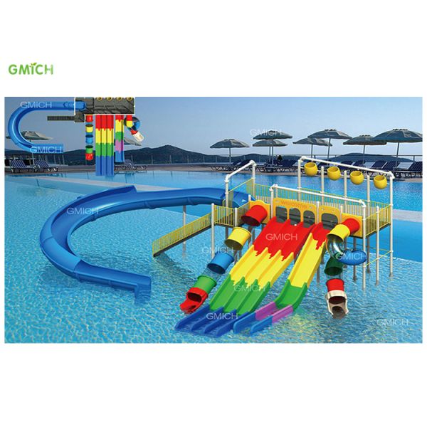 Safe And Reliable Outdoor Water Slide Big Water Slide 1550*1080*650CM