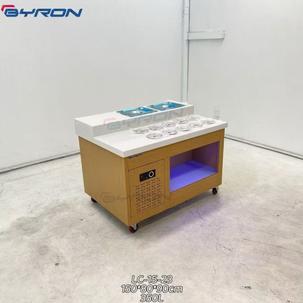 Condiment Hotpot Refrigerator Malatang Open Merchandiser Refrigerator