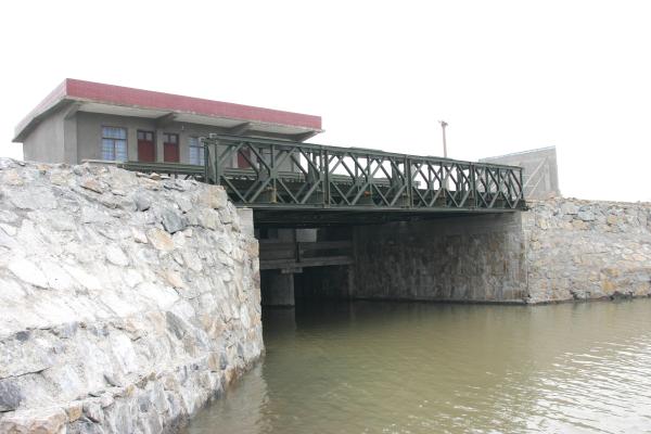 Compact 100 Truss Emergency Steel Bailey Bridge Tablets Up To 60 m