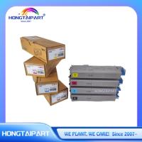 Kit de toner couleur pour imprimante 46490608 46490607 46490606 46490605 pour OKI C542 C542dn C532 C532dn MC563 MC573 MC573dn