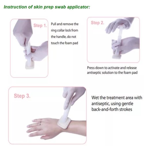 26ml CHG Clorhexidin Skin Applicator IPA Surgical Skin Preparation