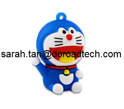 Hot Sell Gift Customized PVC Cartoon USB Pen Drive, Grade A Chip USB Flash Drives