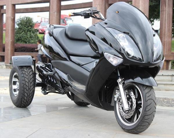 trotinettes de motor 1500w bonde, motocicleta do trotinette de 3 rodas com motor sem escova