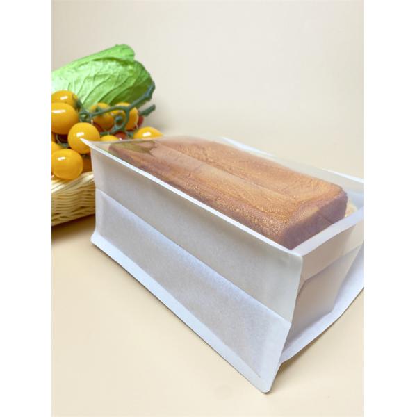 Recycle Plastic Transparent Bread Baguette Bag with Customized Strap