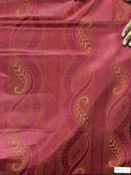 Fire Retardant 2.1m Width 80gsm Knitted Mattress Fabric with Marron Design
