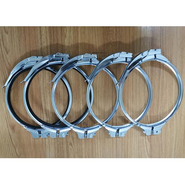 DN80 Quick Release Pipe Clamps / Heavy Pipe Clamp For Ductwork System
