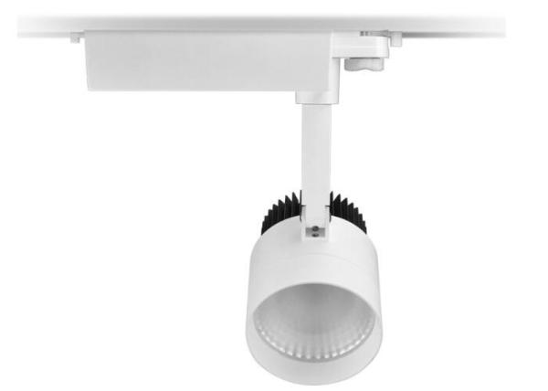 Adjustable Led Ceiling Track Lights Dimmable 3000lm white Luminum 3 Wires