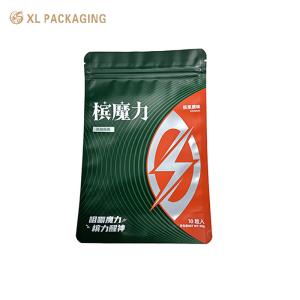 Aluminium Foil Mylar Stand Up Pouch Ziplock Custom Paper Sticker Label Food