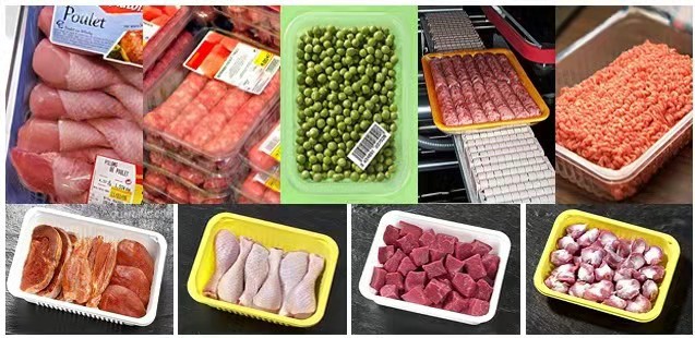 машина запечатывания подноса обеда вакуума 2400W пневматическая Semi автоматическая