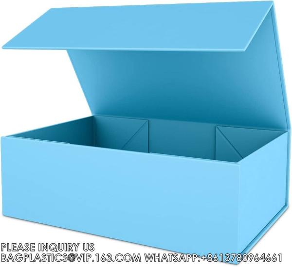 Custom Printing Luxury Cosmetic Magnet Form Insert Rigid Gift Box With Lid Black Magnetic Gift Box For Jewelry
