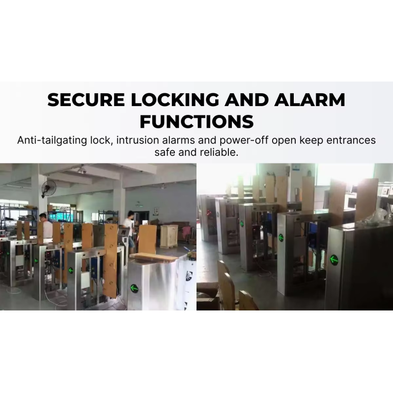 High-Security Anti-Fare Evasion Sliding Barrier Gate with BLDC Motor and Bi-directional Access Control Turnstile