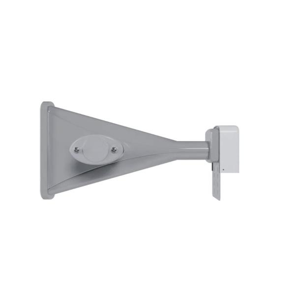 Wideband 6 GHz Asymmetrical 90° Horn Antenna