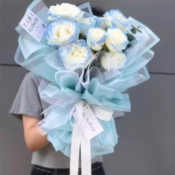 New Era Light and Elegant Paper Valentine's Day waterproof flower wrapping paper, bouquet frame paper, diy flower art wrapping materials