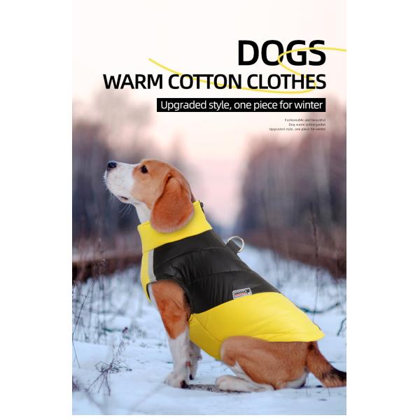 Домашний жилет с подушкой водонепроницаемый теплая собачья одежда отражающая комфортный