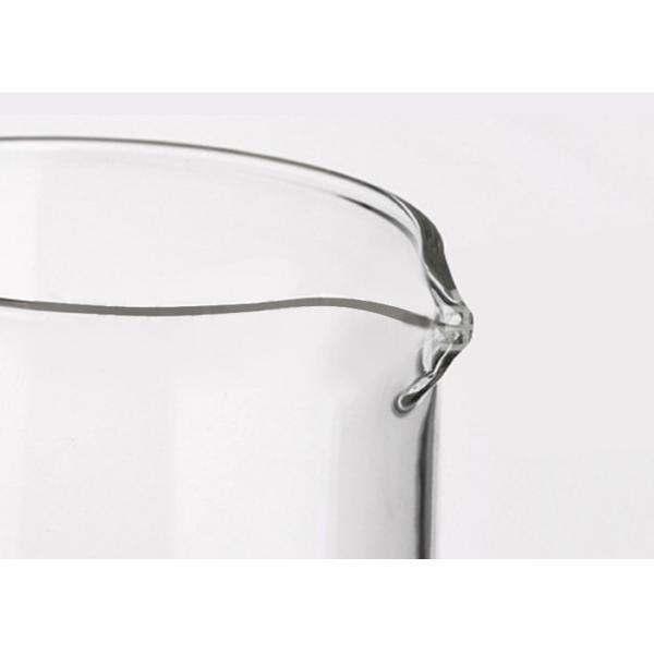 High Borosilicate Heat Resistant Glass Jug Straight Body Pot Cold Water Cup With Bamboo Cover