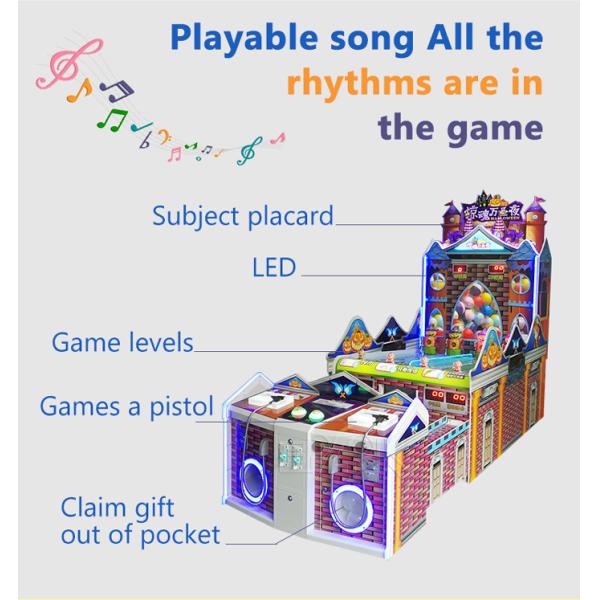 Halloween Eve Coin Operated  Game Machine For Children