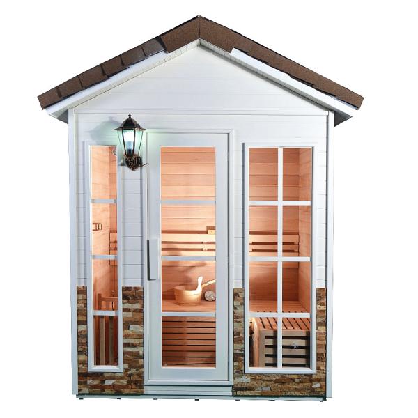 Garden Waterproof Traditional sauna steam room for home Modular
