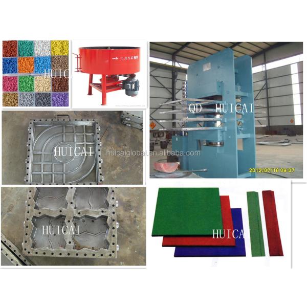 Пресс для вулканизации пластины для резиновых напольных плиток Производственный процесс XLB-1100*1100