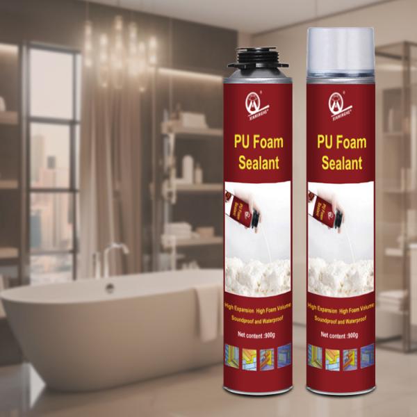 Polyurethane Construction Foam Spray Fire Retardant White PU Foam for Insulation and Budget-friendly